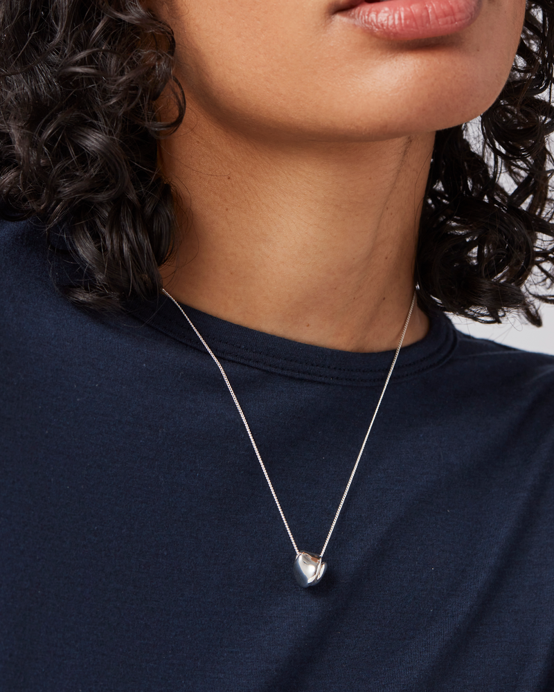 Jenny Bird - Rio Pendant Necklace - High Polish Silver