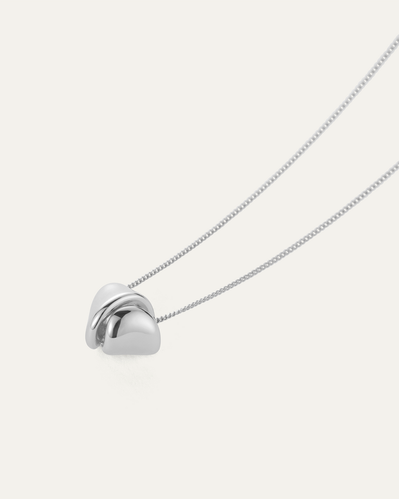 Jenny Bird - Rio Pendant Necklace - High Polish Silver