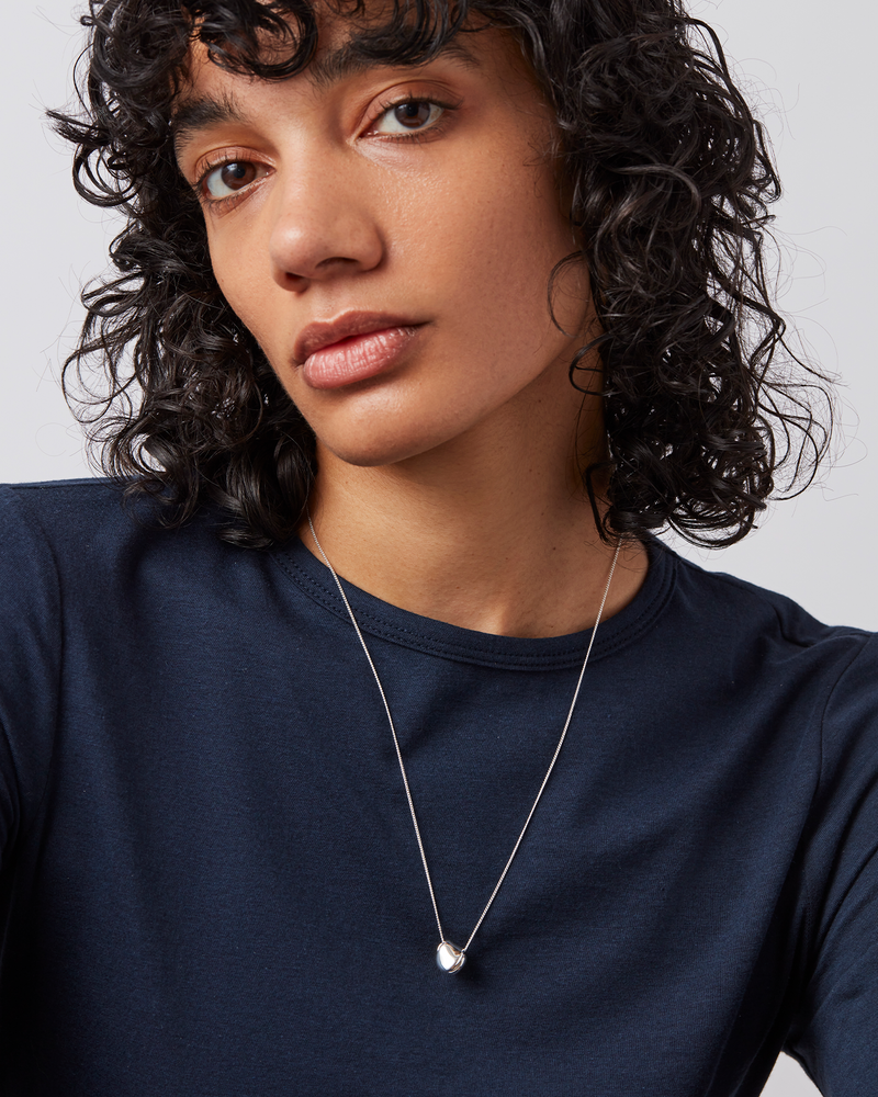 Jenny Bird - Rio Pendant Necklace - High Polish Silver