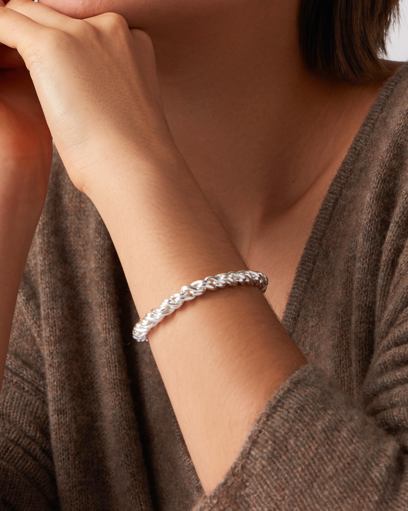 Jenny Bird - Rizzo Bracelet - High Polished Silver