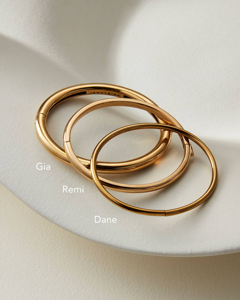 Jenny Bird - Remi Bangle - High Polish Gold