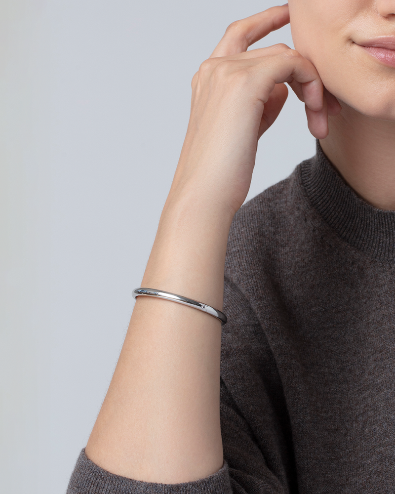 Jenny Bird - Remi Bangle - High Polish Silver