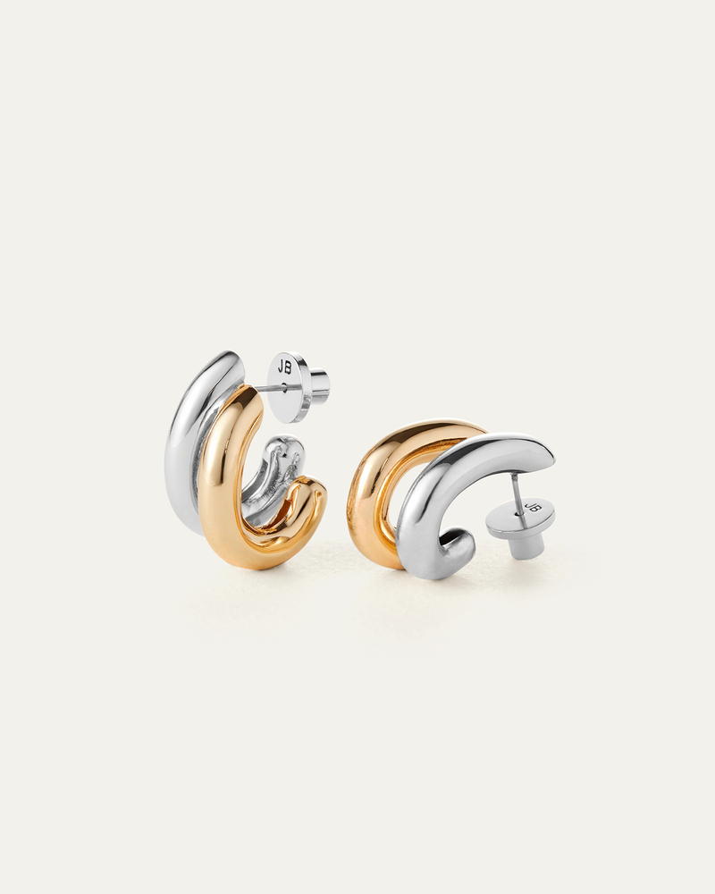 Jenny Bird - Florence Earrings - Two Tone