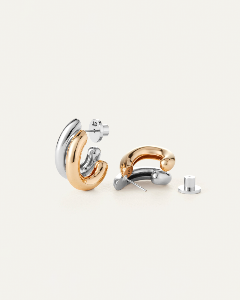 Jenny Bird - Florence Earrings - Two Tone