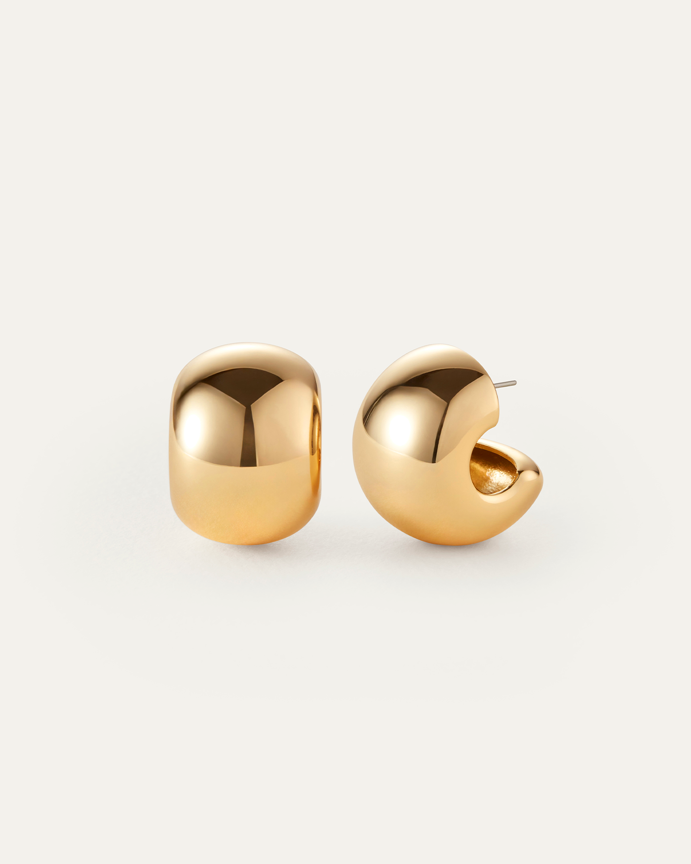 Jenny Bird - Gemma Hoop Earrings - High Polish Gold