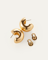 Jenny Bird - Gemma Hoop Earrings - High Polish Gold