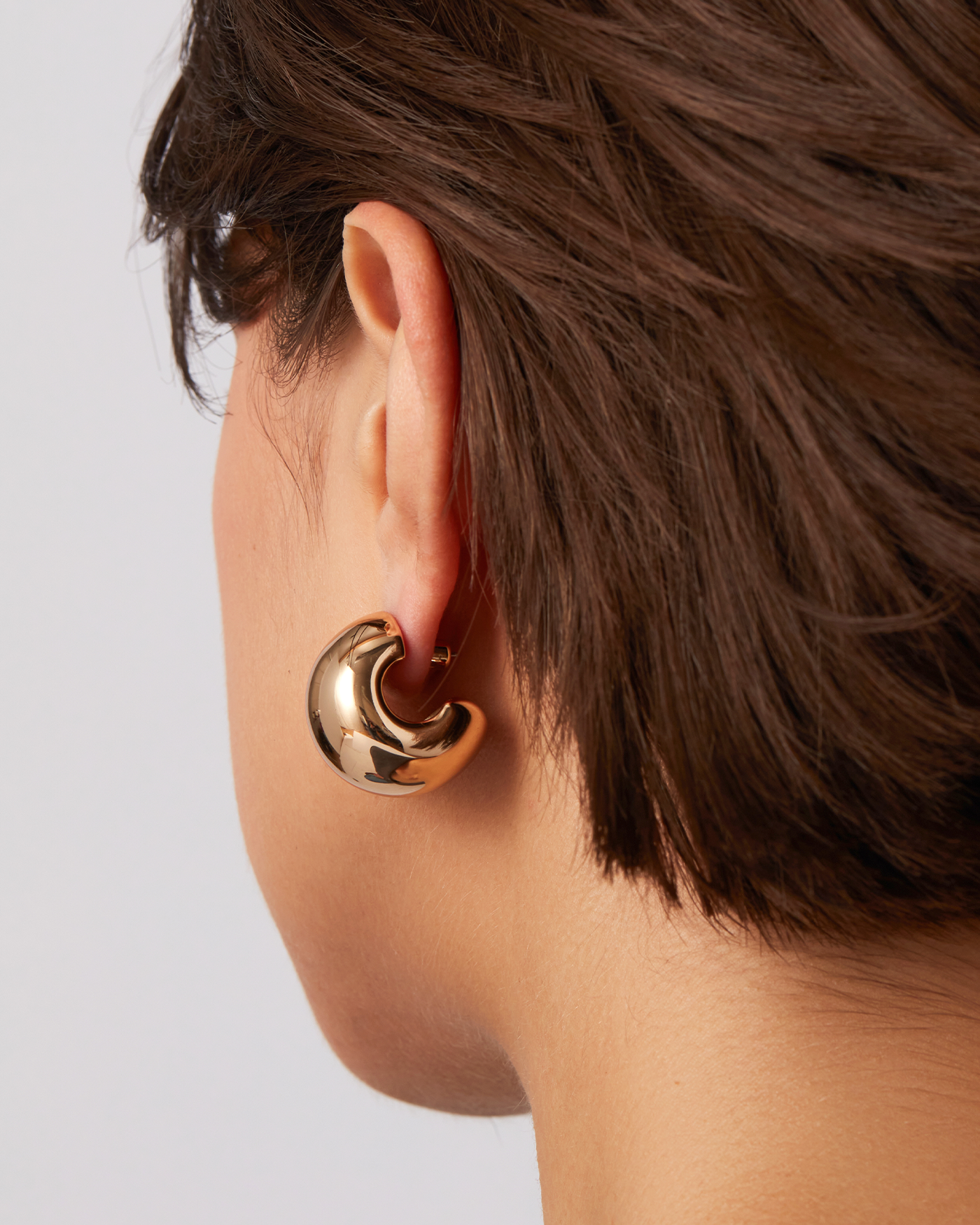 Jenny Bird - Gemma Hoop Earrings - High Polish Gold