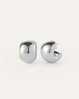 Jenny Bird - Gemma Hoop Earrings - High Polish Silver