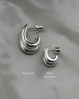Jenny Bird - Mini Florence Earrings - High Polish Silver
