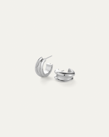 Jenny Bird - Mini Lennon Hoop Earrings - High Polish Silver