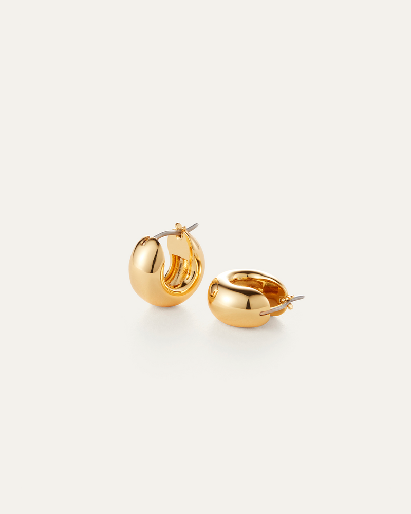 Jenny Bird - Mini Tome Hoops - High Polish Gold