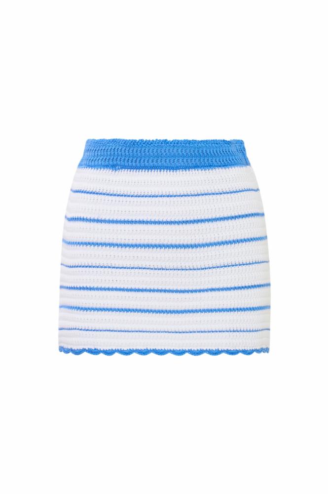 LoveShackFancy - Willette Skirt - Maritime Stripes