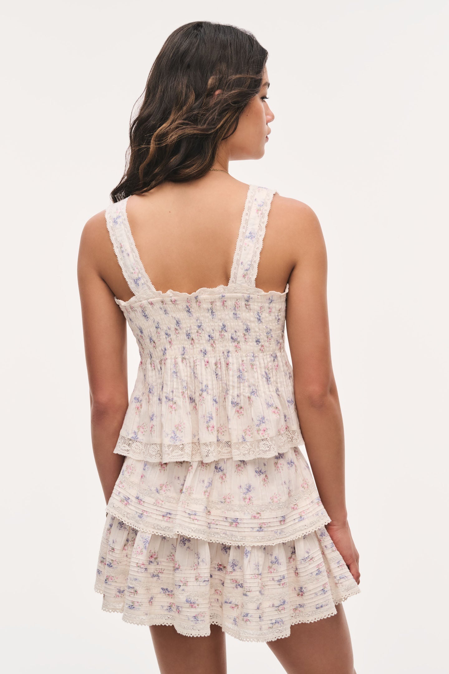 LoveShackFancy - Kaelin Top - Antique Vanilla