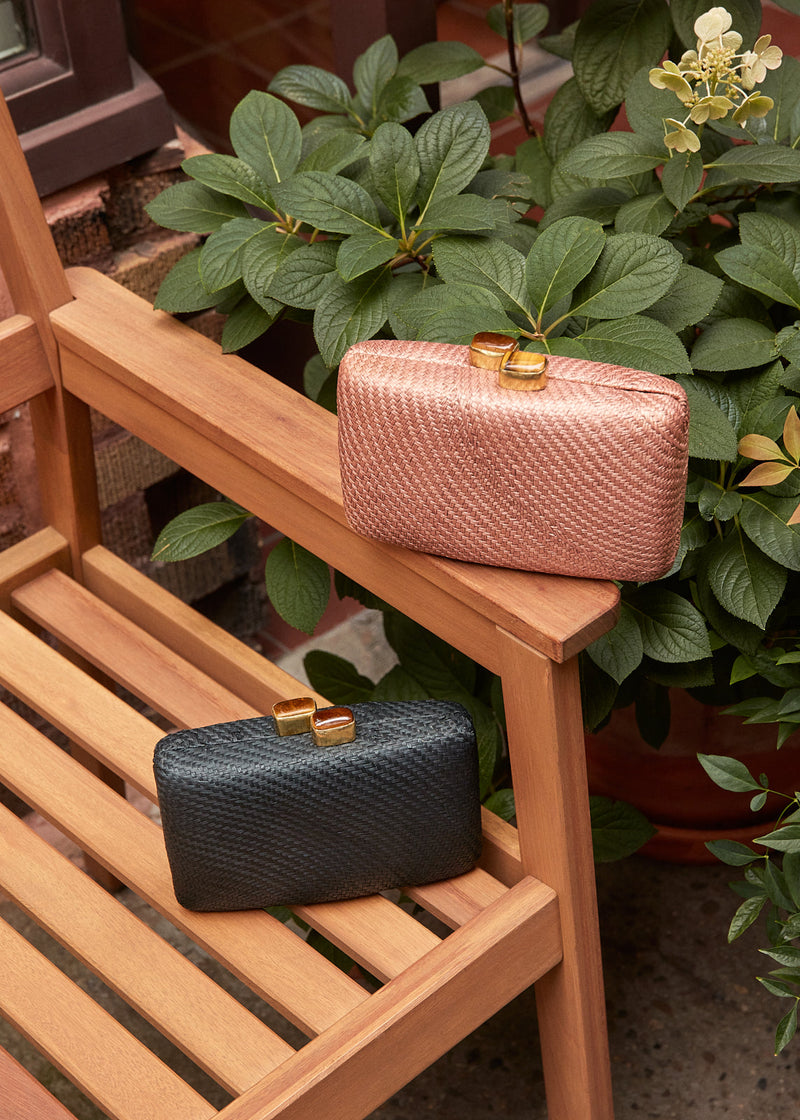 Uxmal Straw Clutch Bag