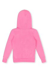 Kid's Logo Pullover Hoodie - Neon Pink