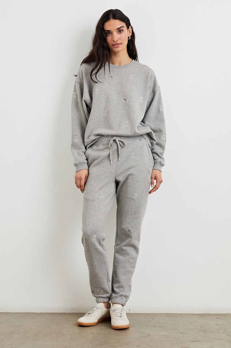 Rails - Kingston Pant - Champagne Embroidery