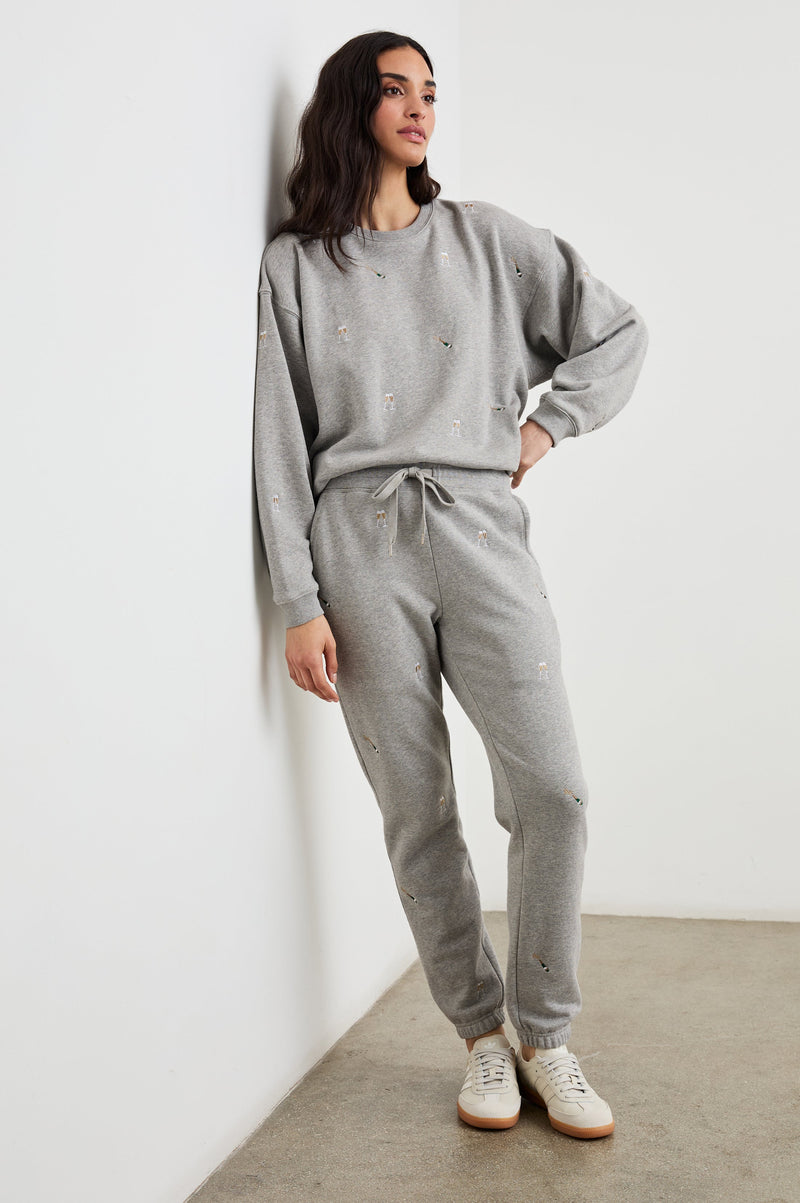 Rails - Kingston Pant - Champagne Embroidery