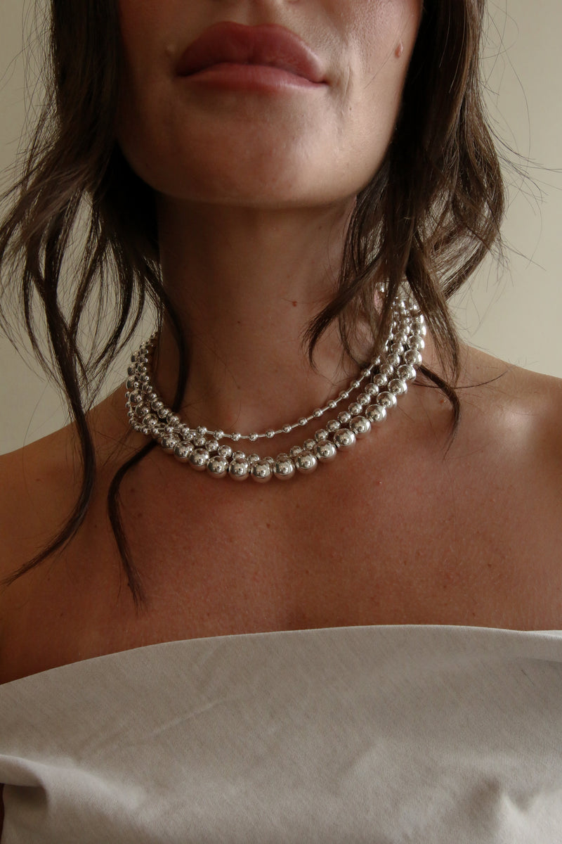 7MM Signature Beaded Necklace