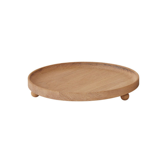 Inka Wood Tray, Round, Large, Nature