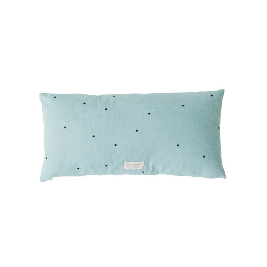 Load image into Gallery viewer, Kyoto Dot Cushion, Long, Dusty Blue
