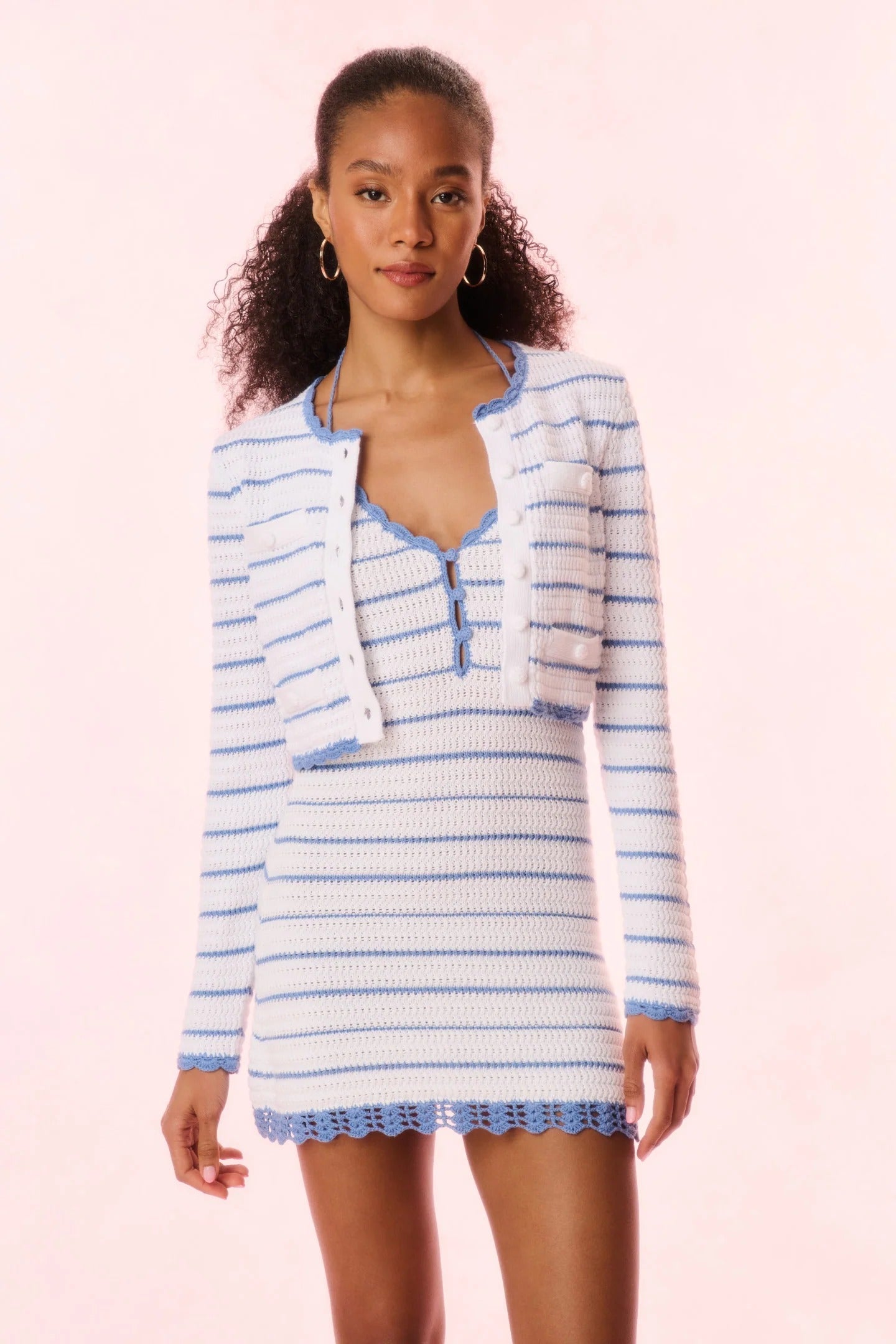 LoveShackFancy - Lamiya Cardigan - Maritime Stripes
