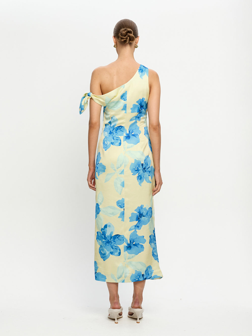 Kivari - Sophie Midi Dress - Yellow Blue