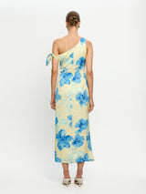 Kivari - Sophie Midi Dress - Yellow Blue