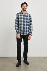 Rails - Lennox Shirt - Charcoal Lapis