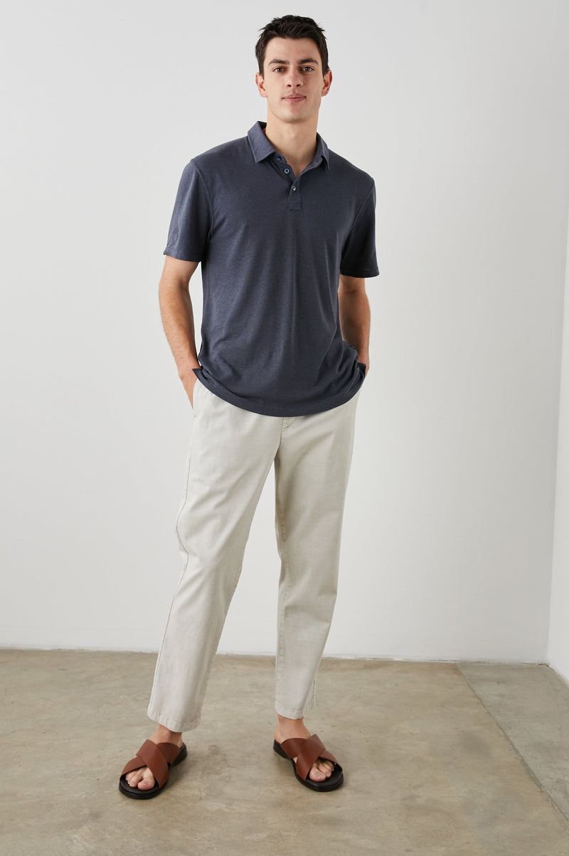 Rails - Levant Polo Shirt - Wraith