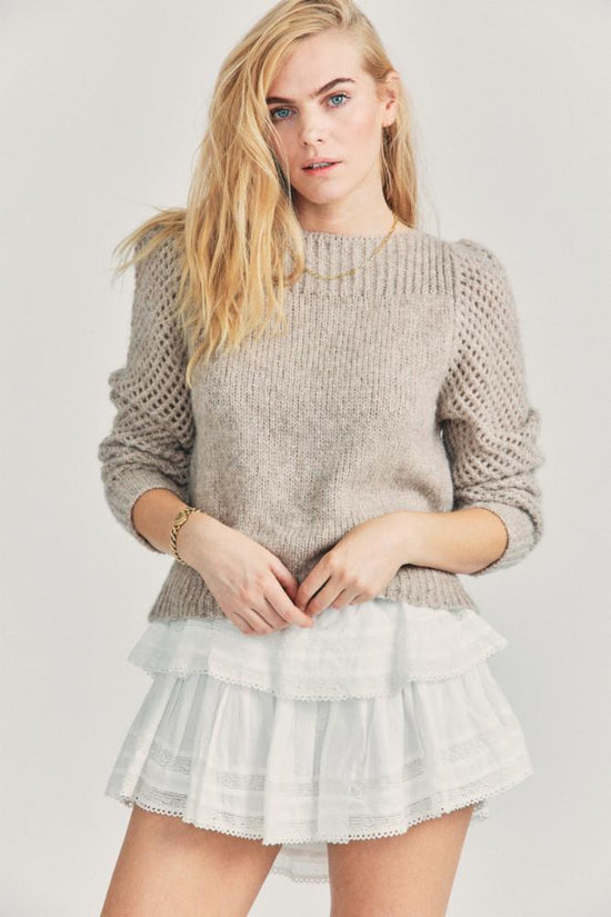 LoveShackFancy Rosie Pullover Oatmeal – Jones Daughters