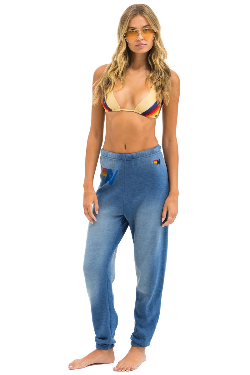 Aviator Nation - Vintage Logo Sweatpants - Faded Water