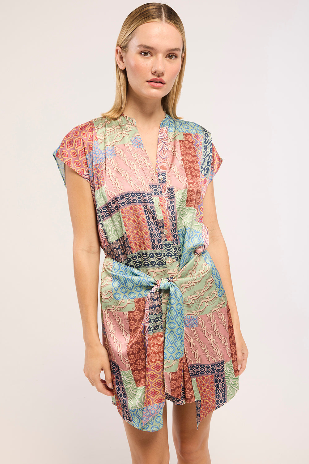Misa - Mika Dress - Oasis Patchwork