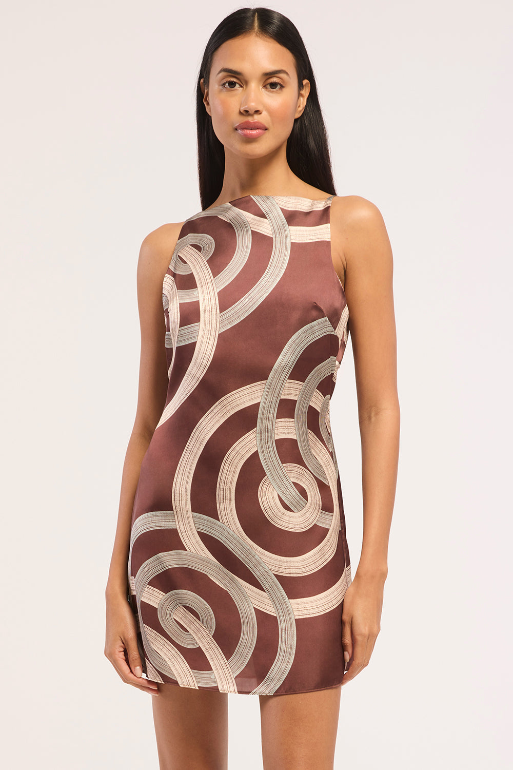 MISA Los Angeles - Ellu Dress - Chocolate Halo
