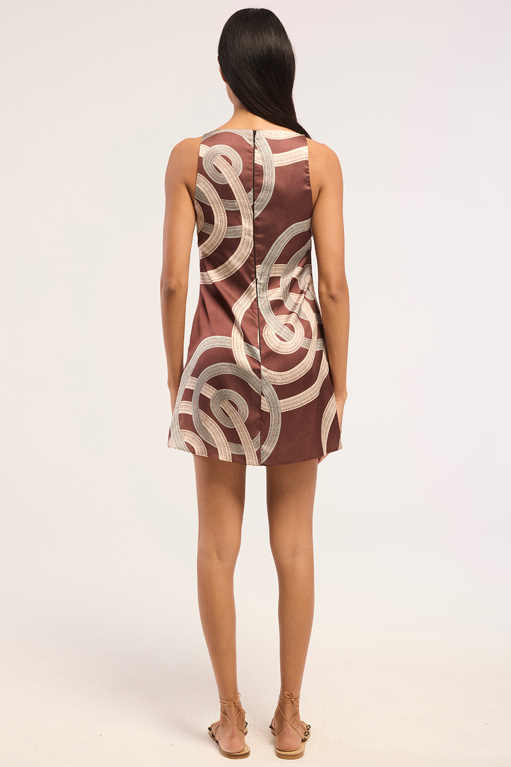 MISA Los Angeles - Ellu Dress - Chocolate Halo