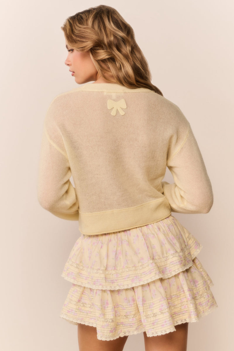 LoveShackFancy - Blooming Floral Ruffle Mini Skirt