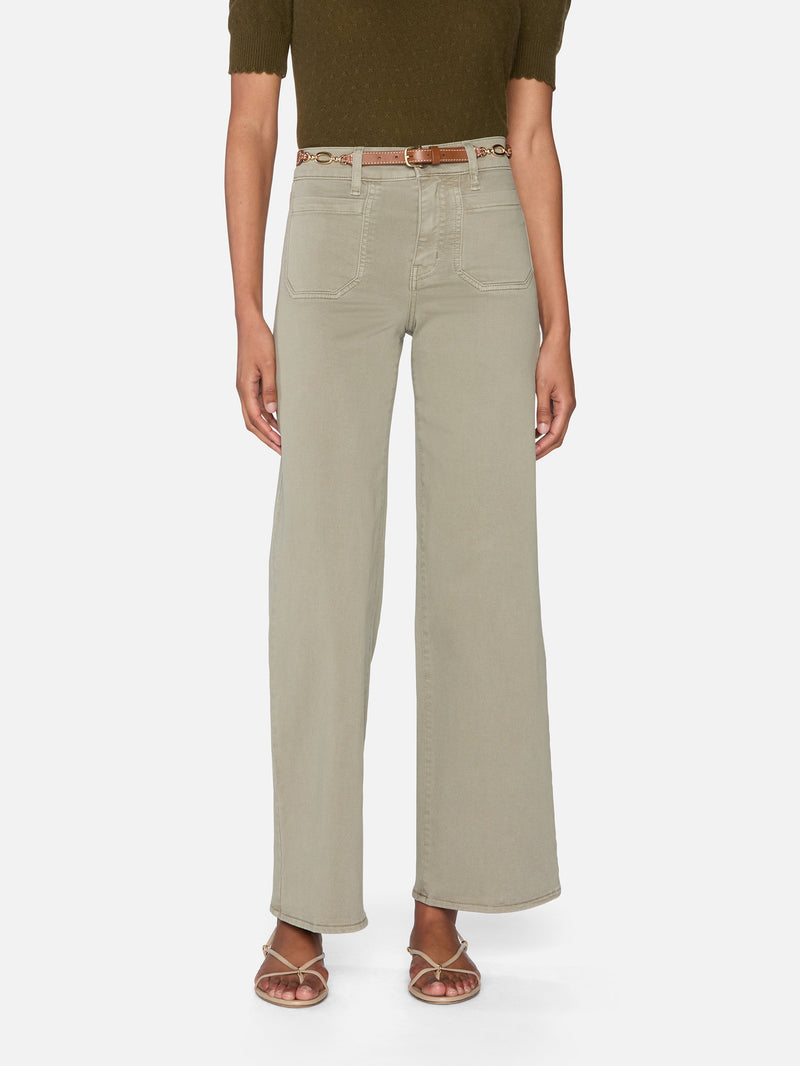 FRAME - Le Slim Palazzo Modernist Pocket - Thyme
