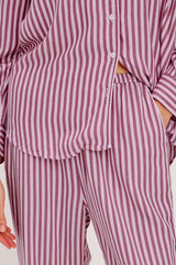Luna Pajama Set in Pink Blush, view 2