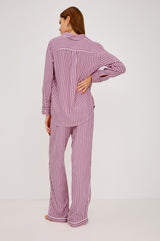 Luna Pajama Set in Pink Blush, view 5