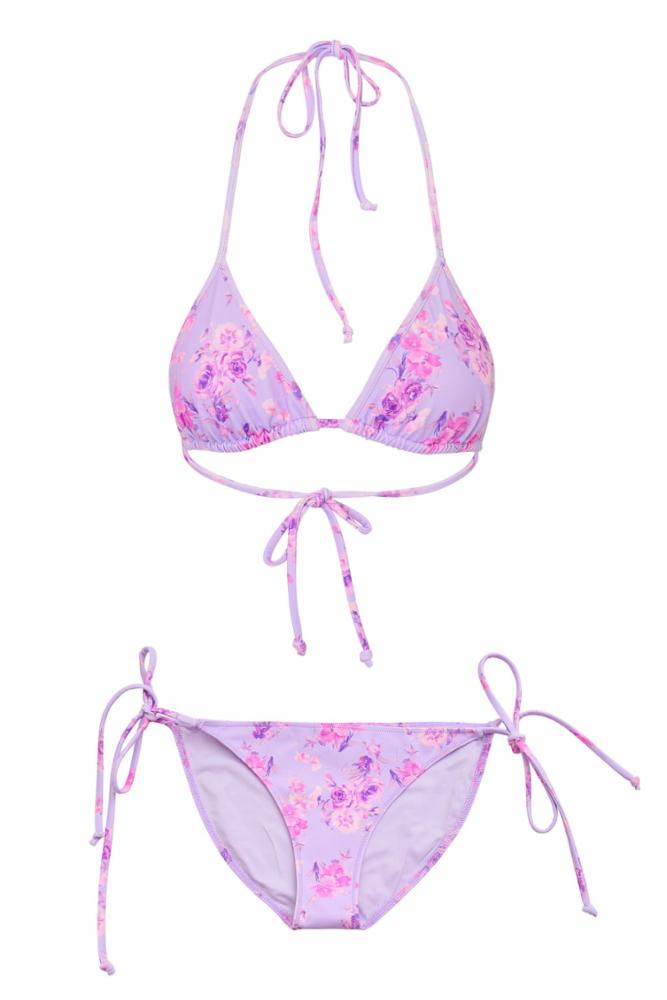 LoveShackFancy - Harbor Bikini - Hibiscus