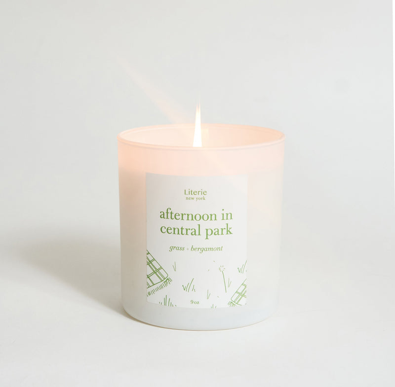 Afternoon In Central Park  Candle