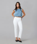 LOLA DENIM - Liel Cotton Twill Top - Daydream Wash