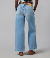 LOLA DENIM - Miro Mid Rise Comfort Straight Jeans 31" Inseam - Denim Dusk