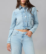LOLA DENIM - Sabrina Classic Denim Jacket - Whimsy Blue
