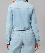 LOLA DENIM - Sabrina Classic Denim Jacket - Whimsy Blue