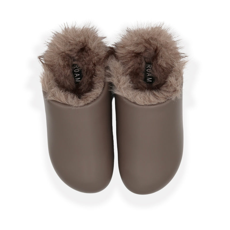 Luxe Mule Clog in Taupe, top