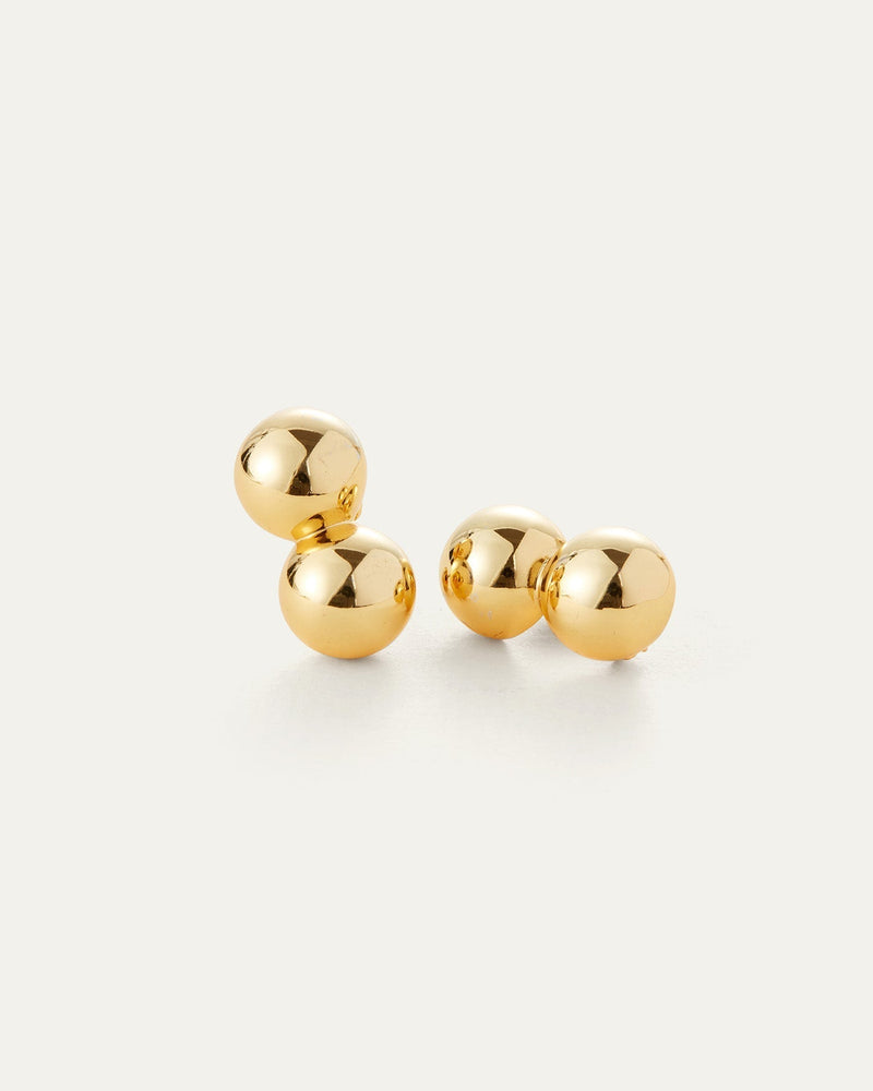 Jenny Bird - Lyra Climber Earrings - High Polish Gold