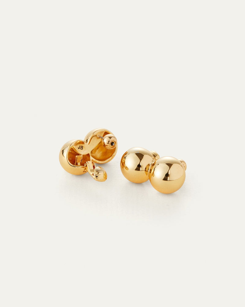 Jenny Bird - Lyra Climber Earrings - High Polish Gold