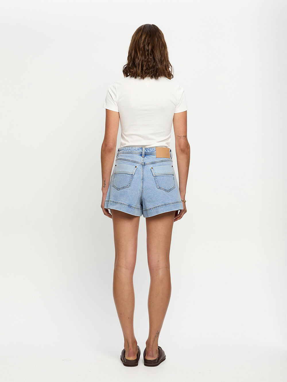 Kivari - Florence Denim Short - Two Tone Wash
