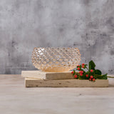 Hobnail Bowl - Large - Apricot Chiffon