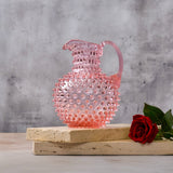 Hobnail Jug - Large - Petal Pink